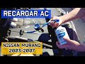 Cómo Cargar el Líquido del AIRE ACONDICIONADO Nissan Murano 2003-2007