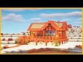 Minecraft : Cómo construir una CASA DE PLAYA ㅣ SUPERVIVENCIA 🐸🌴 ( o cabaña) Sub ( ENG / KOR )