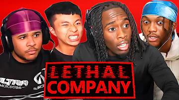 Kai Cenat Plays Lethal Company With Fanum, Ray & YourRAGE!