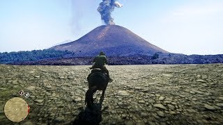 إكتشفت منطقة بركانية سرية في ريد ديد ريدمبشن 2 | RDR 2 Volcanic Ground