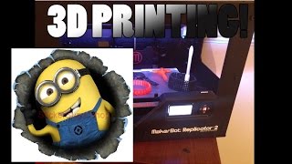 3D Printer Timelapse! Minion.