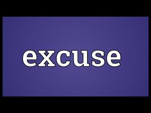 Excuse Meaning