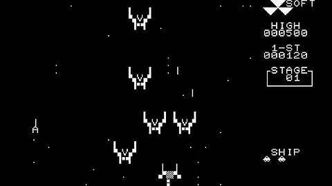 Sharp MZ-700 Game: Cosmic Cruiser 2 (19xx)