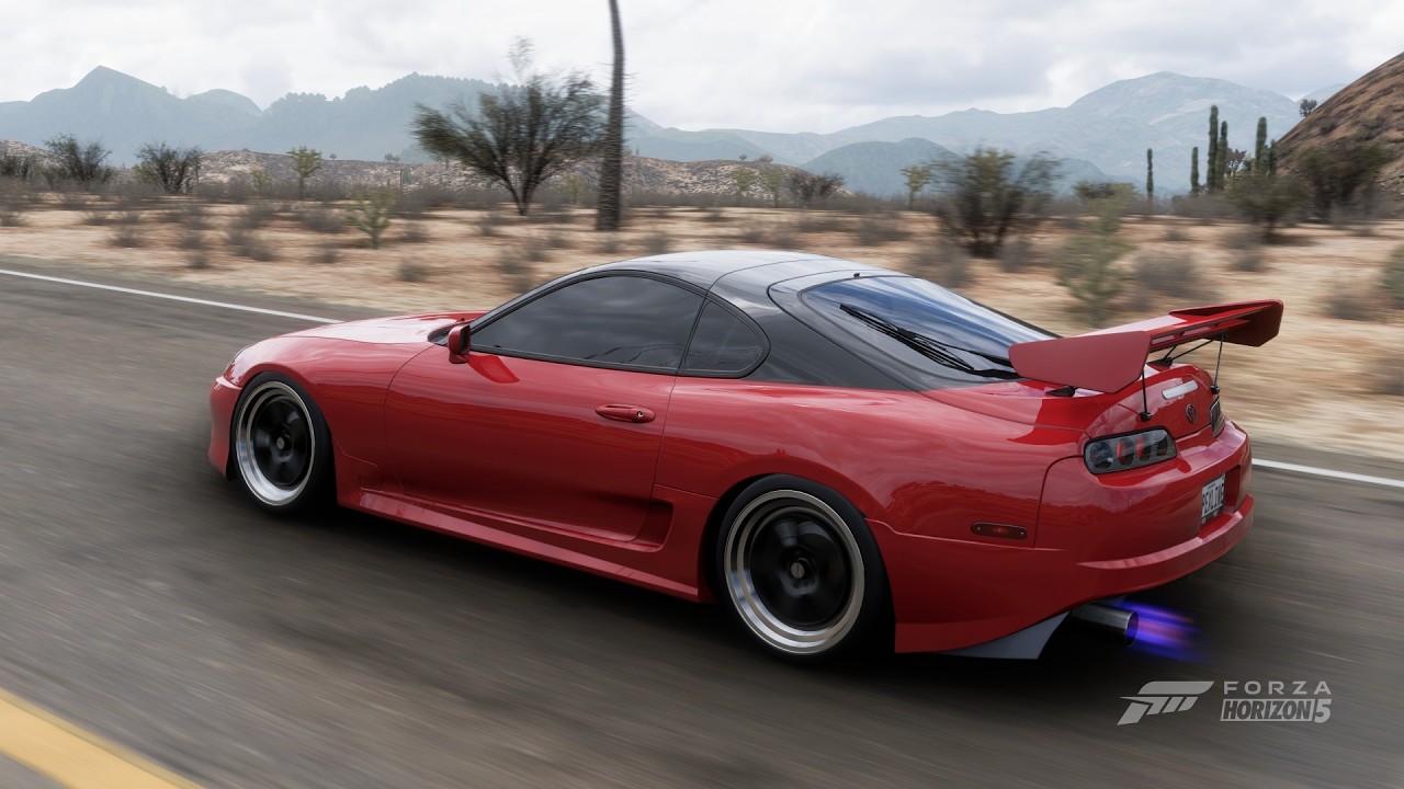 Toyota Supra - 1000HP | Forza Horizon 5 | Steering Wheel Gameplay