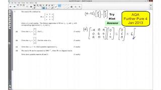AQA FP4 Jan 2013 Q7