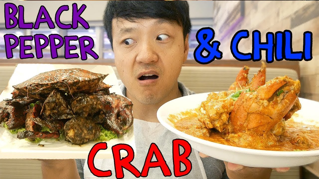 CHILI Crab & ORIGINAL Black Pepper Crab in Singapore | Strictly Dumpling