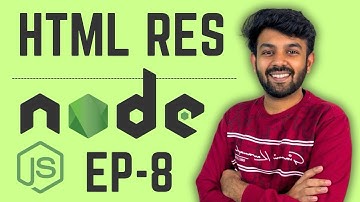 HTML Response & Status Code in Node.js | Node.js Ep - 8 | code io - Tamil