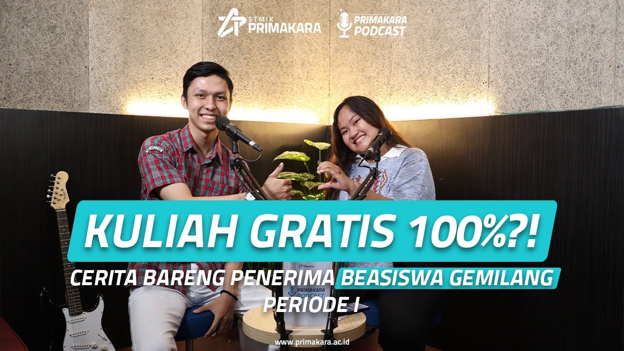 Kuliah dapat Beasiswa 100%? Kok bisa? | PRIMAKARA Podcast bersama Jeremia!!