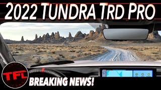 Is the 2022 Toyota Tundra TRD Pro a Ford Raptor Fighter? Here's Your FIRST LOOK INSIDE!