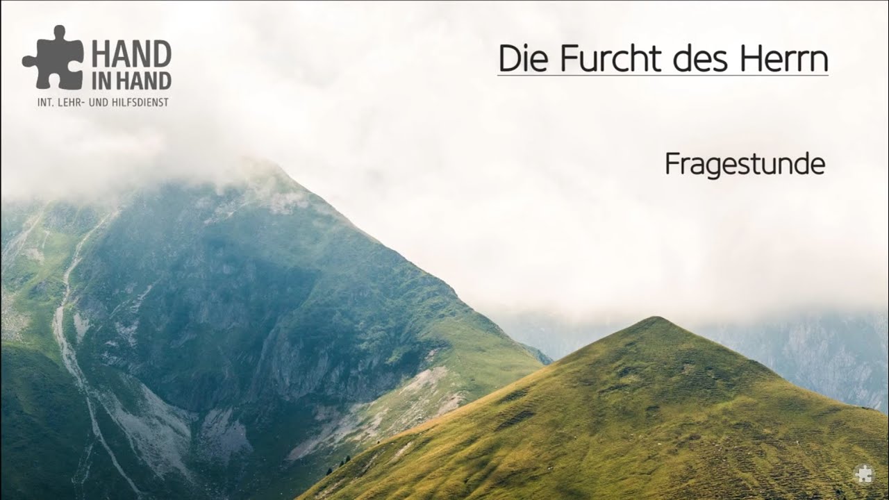 Die Furcht des Herrn: Fragestunde