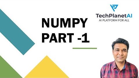 Python Numpy Arrays | Part-1 | Beginner Course | Basic Operations |