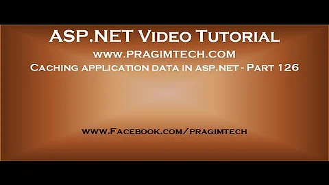 Caching application data in asp net   Part 126