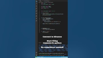 Connecting to binance has never been easier!