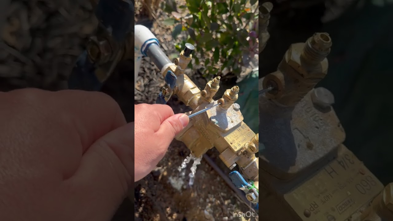 How To Drain a RPZ (Back flow Device)