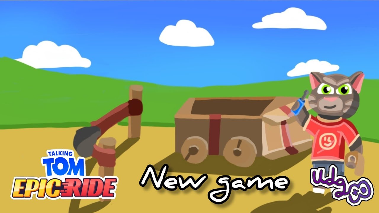 (✨️New game✨️)completando todos os upgrade e chegando ao final(talking tom epic ride)