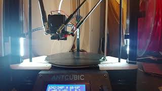 Проблема с печатью Anycubic kossel linear plus больших д