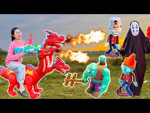 Video Changcady và khủng long phun lửa, chiến đấu với zombie... - youtube