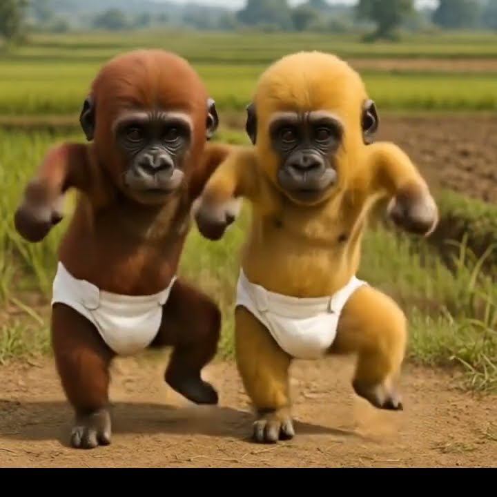Gorilla Warna Warni Joget 😄😄 #videoviral #short #gorilla