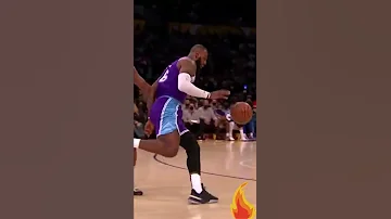 Lebron James Wicked Quick Break Slam Dunk #shorts