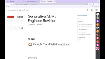 Generative AI: ML Engineer Revision || #qwiklabs || #ARC119 ||  [With Explanation🗣️]
