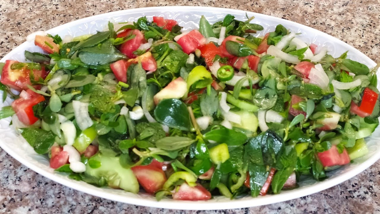 Sebzeli Semizotu Salatası | Yaz Salatası – Yemek Tarifleri #food Sebzeli Semizotu Salatası | Yaz Salatası – Yemek Tarifleri #food