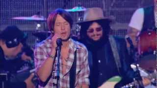 KEITH URBAN JOHN FOGERTY BOOKER T JONES ROCKIN IN THE FREE WORLD TRIBUTE TO NEIL YOUNG chords