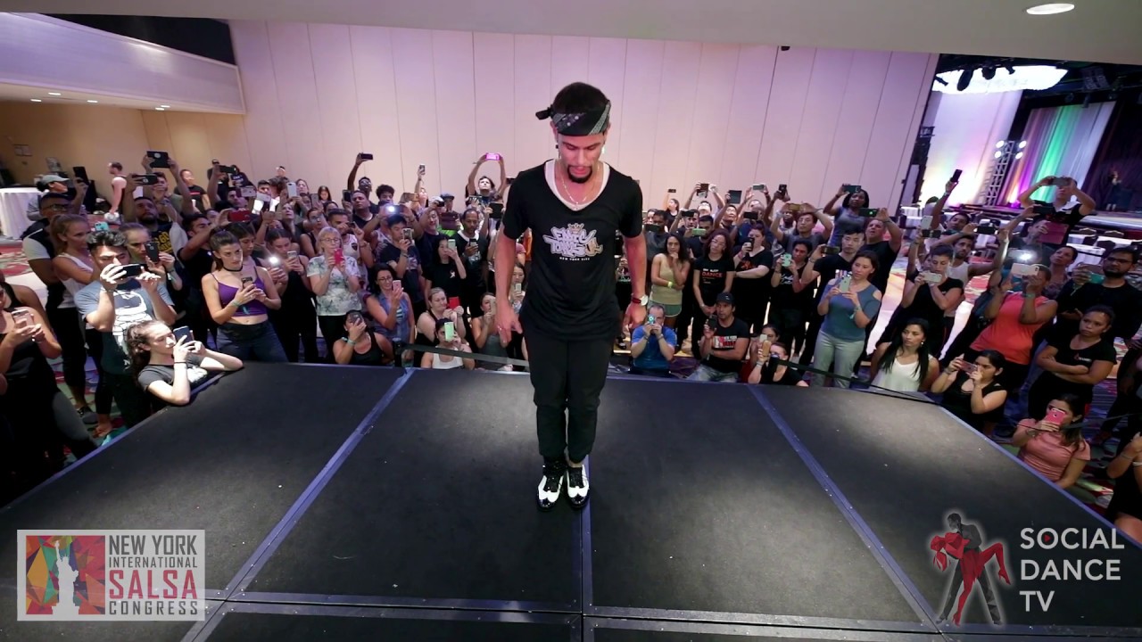 bachata dance Eddie Torres Jr. - Mambo Shines | New York International Salsa Congress 2018