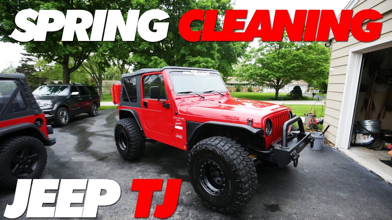 Jeep TJ Spring Cleaning - YouTube