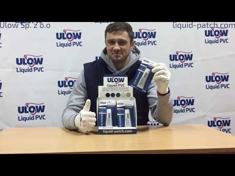 Sünteetiliste materjalide PVC plaaster "Ulow Liquid PVC" video