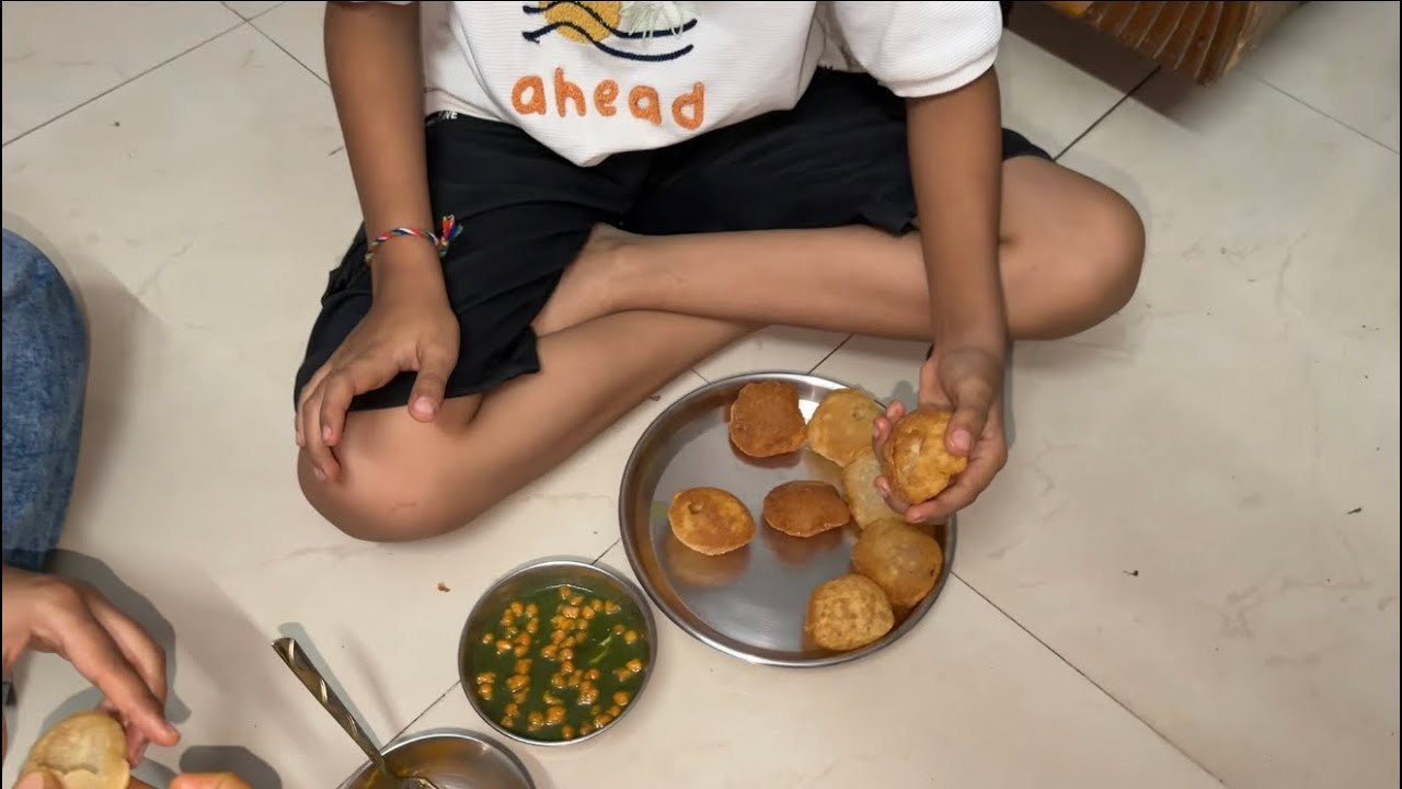 Aaj Toh Panipuri Banayi😋😋 #youtube youtube #vlog #viral #trending #comedy #funny #yt #dubai 