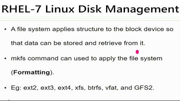 RHEL 7 Linux disk management Part 5