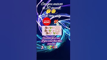 Can you guess the answer in 30 seconds. Try to answer. #challenge #shorts