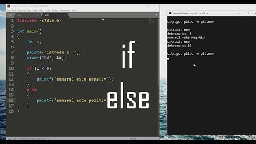Programare pentru incepatori Limbajul C. Lectia 21. Instructiunea if else