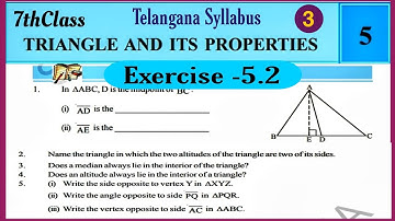 TS, 7thClass, Triangles and it