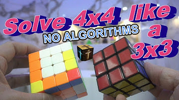 How to Solve a 4x4 Rubik