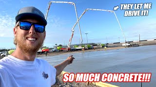 Building the Freedom Factory a GIANT Burnout/Drift Pad Part 4!!! (3am CONCRETE POUR!!)