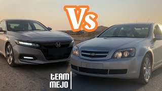 شيفرولية كابرس ضد هوندا اكورد 2،0 | Chevrolet Caprice vs Honda Accord  Drag race