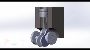 Piston Animation in SolidWorks !! Tutorial Coming Soon !! SolidWorks motion Study #shorts
