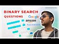 Binary Search Interview Questions - Google, Facebook, Amazon