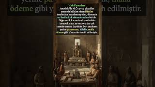 Hitit Kanunlarının Genel Özellikleri Şam Il