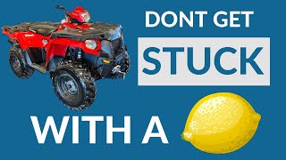 Everything you need to know about buying a used ATV - How to Inspect a Used ATV / UTV / quad / SxS