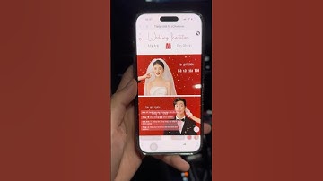 Ngắm Nhìn Những Mẫu Thiệp Cưới Online Đẹp Nhất Từ Cinelove 💌 #wedding #weddingday #weddingplanner