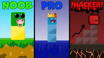 NOOB vs PRO vs HACKER |Stacky bird|DemoBA.