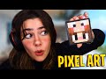 HO CREATO UNA PIXEL ART DELLA MIA SKIN DI MINECRAFT