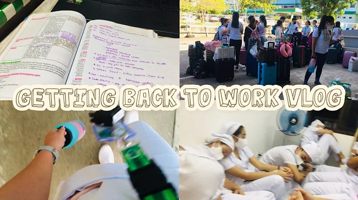 weekly vlog | back to work  | Ubay - district duty