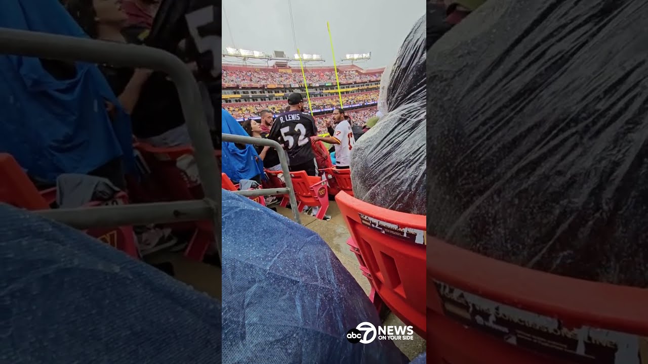 SEE IT Brawl Breaks Out During Commanders Sold Home Opener At FedEx Field