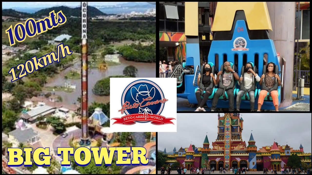 Beto Carrero World - O céu é o limite! Só os corajosos encaram a #BigTower,  uma das atrações mais radicais do Beto Carrero World. ;)