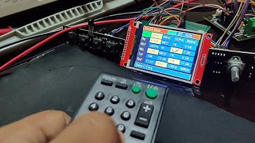 TDA7419  De-mystified With Arduino Controller and TFT LCD Display