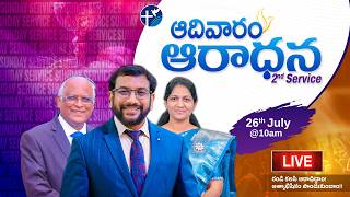 Sunday Service -2 | Christ Worship Centre | 26th July 2026 | Dr John Wesly &amp; Mrs Blessie Wesly