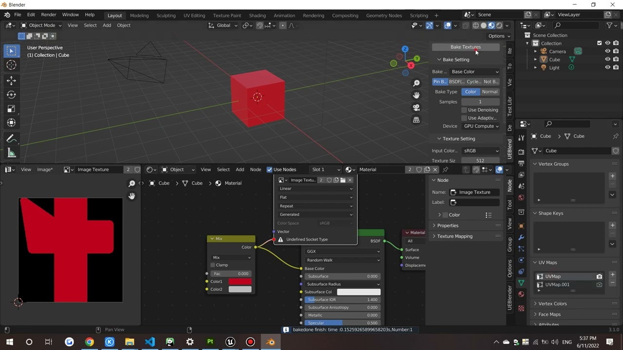 13 Blender Bake：Pin Color YouTube